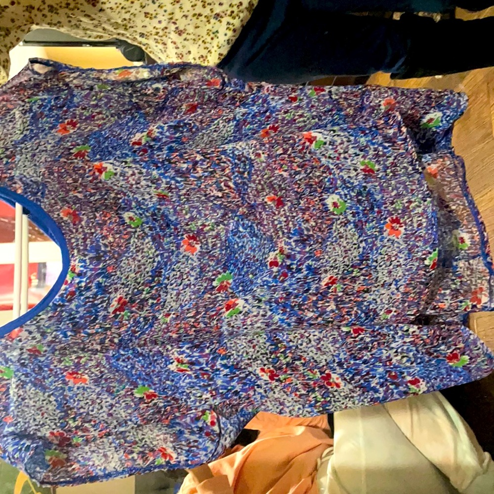 Colorful Sheer Top
